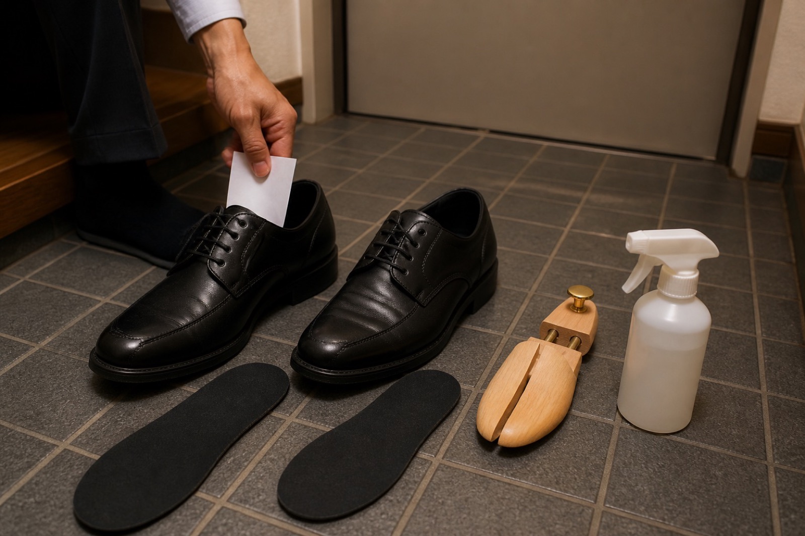 革靴の臭いを取る方法、捨てる前に試した順番