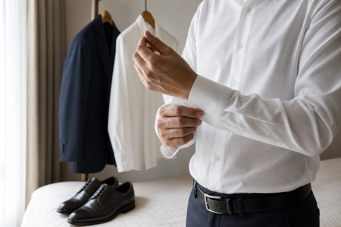 お見合い 服装 男性40代、私が前日に決めた組み合わせ